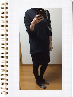 「Laula（ラウラ）のアイテム」を使った、くんちゃんさん（レディース・154cm）の秋コーディネート