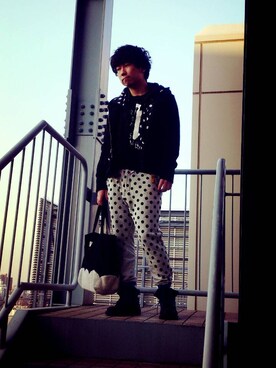 にゅんさん（メンズ・170cm）の冬コーディネート