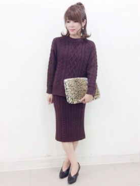 「高見え」｜「アイテム（ブーティ）」を使った、yamanaka miyuki    さん（レディース・157cm）の秋コーディネート
