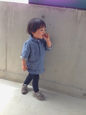 「FORK&SPOON」｜nichi nichiさん（キッズ・80cm）の春コーディネート