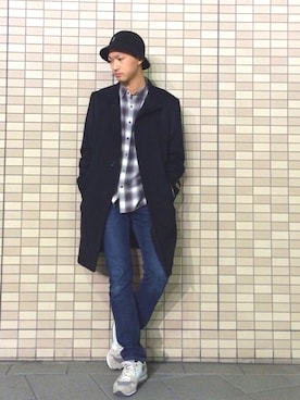 「COMME CA ISM（コムサイズム）のアイテム（その他アウター）」を使った、まさやさん（メンズ・180cm）の秋コーディネート