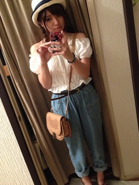 「#三つ編み」｜∞mai∞さん（レディース・154cm）の夏コーディネート