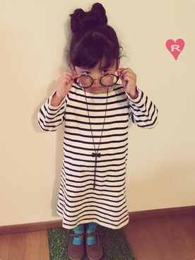 「おめかしコーデ」｜airicocoさん（キッズ・110cm）の春コーディネート