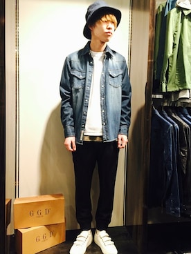 「ジョガーパンツ」｜GGDedition浜松店さん（メンズ・176cm）の春コーディネート