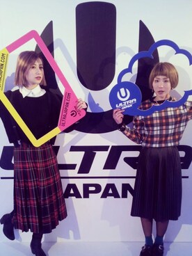 「MSGM（エムエスジーエム）のアイテム（スカート）」を使った、yuuka_♥さん（レディース・158cm）の春コーディネート