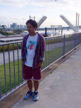 「アイテム（マウンテンパーカー）」を使った、Kaoruさん（メンズ・164cm・20代）の秋コーディネート