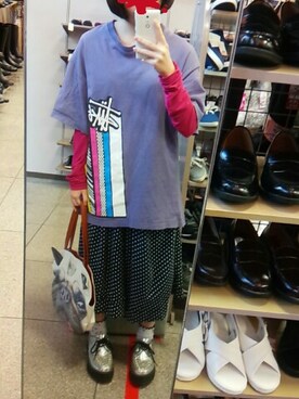 「厚底」｜うどんちゃんさん（レディース・150cm）の春コーディネート