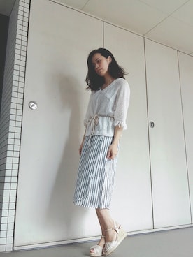 「Pont de Chalons（ポンデシャロン）のアイテム」を使った、Akari Miyataniさん（レディース・160cm）の秋コーディネート