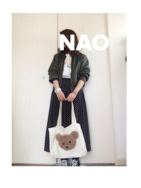 「RUBY AND YOU」｜naoさん（レディース・152cm）の春コーディネート