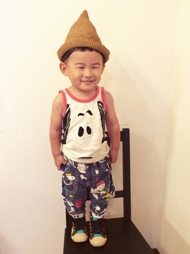 ちけぱるさん（キッズ・90cm）の夏コーディネート