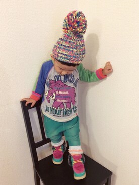 ちけぱるさん（キッズ・90cm）の秋コーディネート