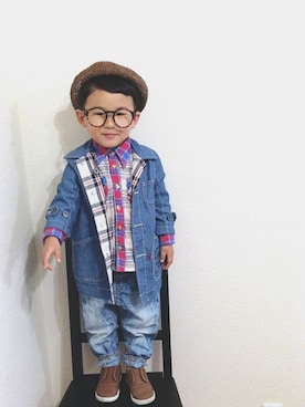 ちけぱるさん（キッズ・90cm）の春コーディネート