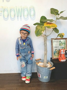 ちけぱるさん（キッズ・100cm）の秋コーディネート