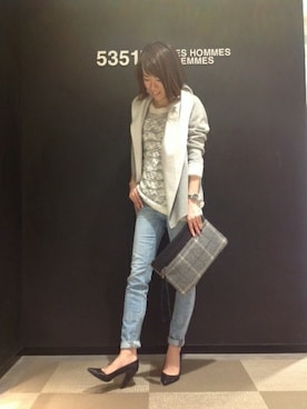 「5351 POUR LES FEMMES（ゴーサンゴーイチプールファム）のアイテム（バッグ）」を使った、itoさん（レディース・163cm）の冬コーディネート