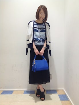 「5351 POUR LES FEMMES（ゴーサンゴーイチプールファム）のアイテム（パンツ）」を使った、itoさん（レディース・163cm）の春コーディネート