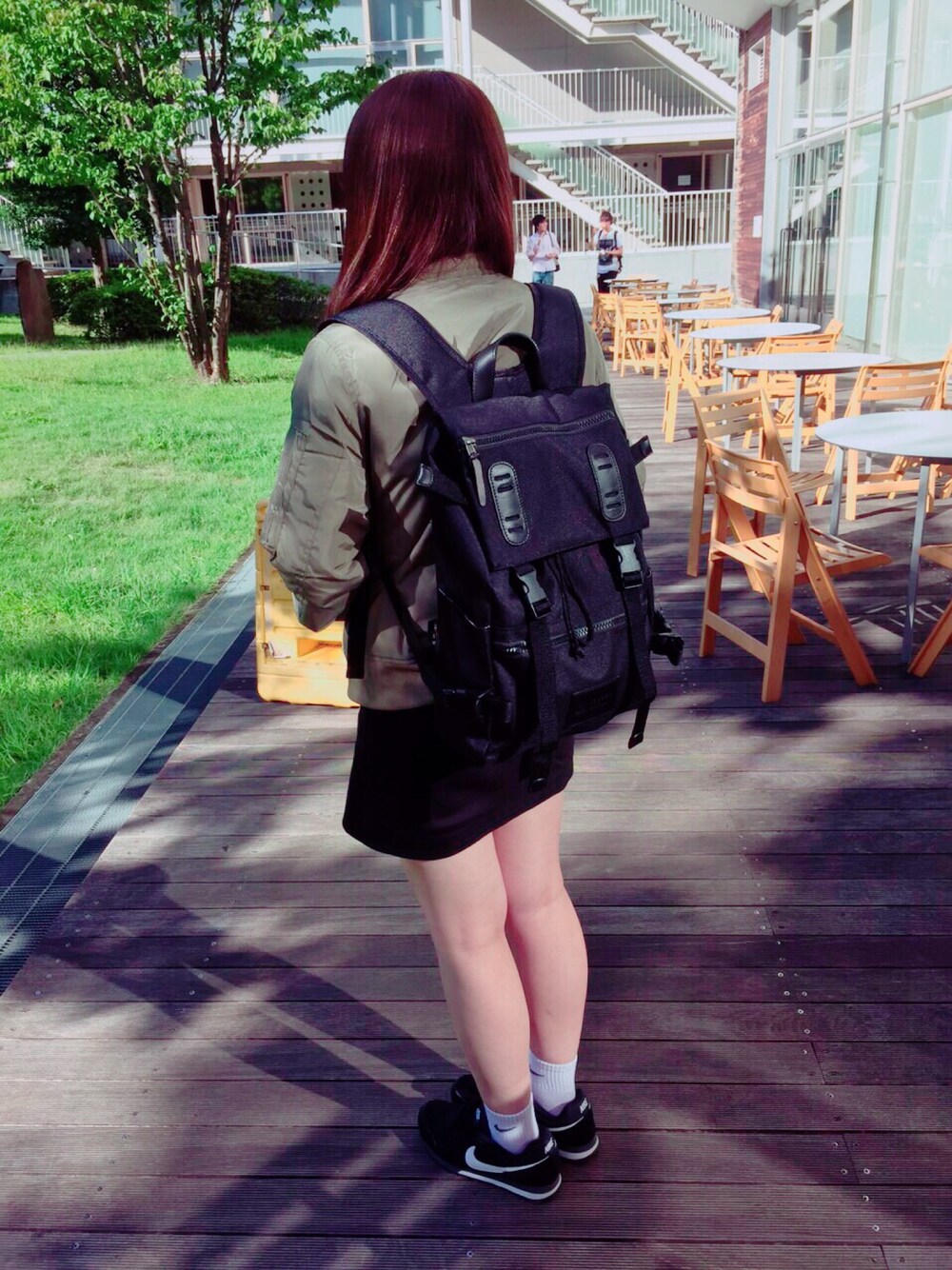 たぬ｜MOUSSY×MAKAVELICのバックパック/リュックを使った  