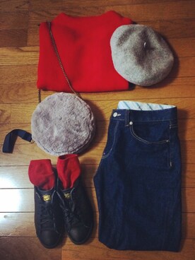 K☺︎さん（レディース・150cm）の冬コーディネート