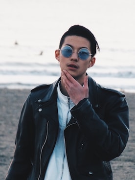 「A.P.C.（アーペーセー）のアイテム（カバーオール）」を使った、Kaisei Kimuraさん（メンズ・182cm）の冬コーディネート