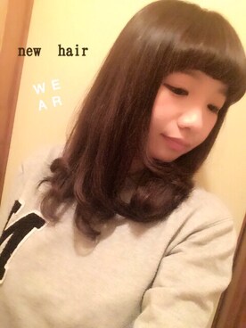 「hair」｜m i c a ＊さん（レディース・158cm・20代）の秋コーディネート
