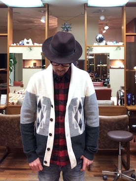 「Banana Republic（バナナリパブリック）のアイテム（その他アウター）」を使った、Yuta さん（メンズ・174cm）の冬コーディネート