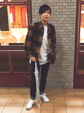 「fall style」｜「アイテム（その他アウター）」を使った、Kayeさん（レディース・160cm）の秋コーディネート