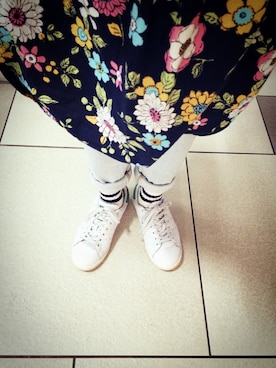 「FWK by engineered garments（エフダブリューケイバイエンジニアドガーメンツ）のアイテム（ワンピース/ドレス）」を使った、KYOKOさん（レディース・155cm）の冬コーディネート