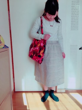 「仙台」｜「アイテム（財布/小物）」を使った、44さん（レディース・150cm）の秋コーディネート