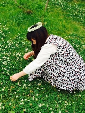 「青文字系」｜44さん（レディース・150cm）の夏コーディネート