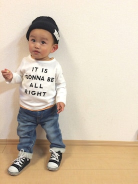 kyomomoさん（キッズ・80cm）の春コーディネート