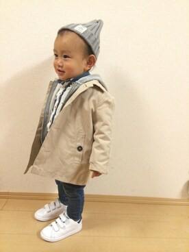 kyomomoさん（キッズ・80cm）の春コーディネート