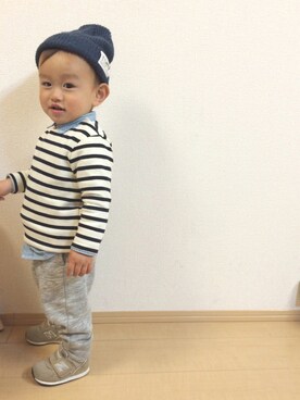 kyomomoさん（キッズ・80cm）の春コーディネート