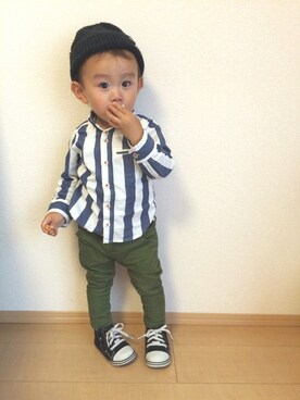 kyomomoさん（キッズ・80cm）の春コーディネート