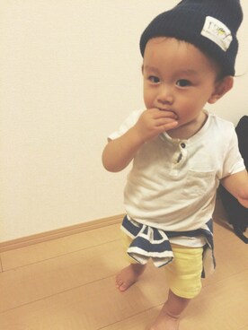 kyomomoさん（キッズ・70cm）の夏コーディネート