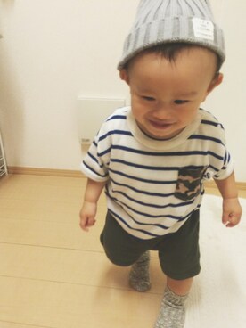 kyomomoさん（キッズ・70cm）の夏コーディネート