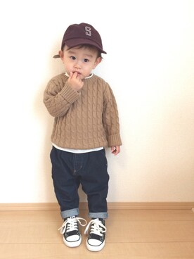kyomomoさん（キッズ・80cm）の秋コーディネート