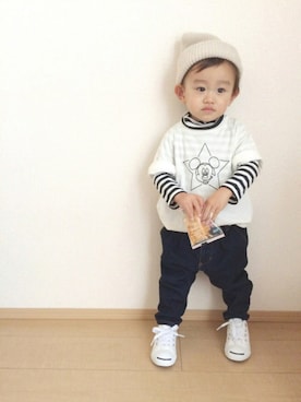 kyomomoさん（キッズ・80cm）の秋コーディネート