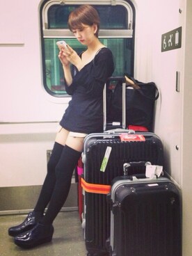 「N.HOOLYWOOD」｜「アイテム（その他シューズ）」を使った、Chika.さん（レディース・163cm）の夏コーディネート