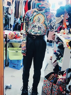 「アパレル」｜脊酔さん（メンズ・165cm）の秋コーディネート