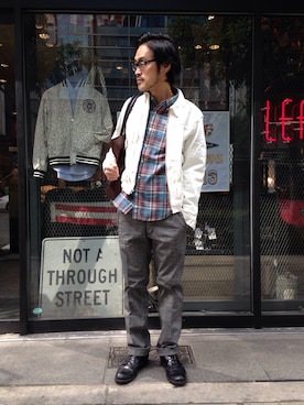 ishizawaさん（メンズ・173cm）の春コーディネート