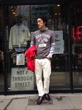 ishizawaさん(メンズ・173cm)の春コーディネート