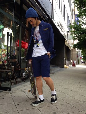 ishizawaさん（メンズ・173cm）の春コーディネート