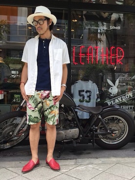 ishizawaさん(メンズ・173cm)の夏コーディネート