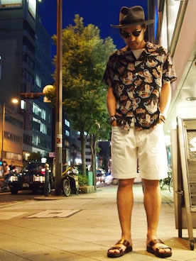 ishizawaさん（メンズ・173cm）の夏コーディネート