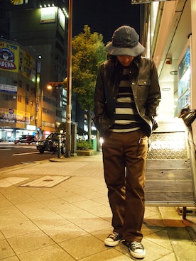 ishizawaさん（メンズ・173cm）の秋コーディネート