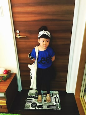 yu-riさん（キッズ・100cm）の夏コーディネート