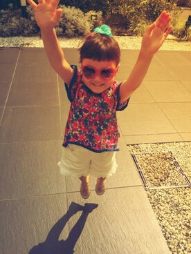 yu-riさん（キッズ・100cm）の夏コーディネート