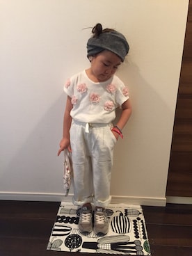 yu-riさん（キッズ・100cm）の夏コーディネート