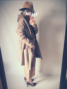 「coca（ANDEX shoes product）（コカ）のアイテム（パンツ）」を使った、cocoさん（レディース・167cm）の冬コーディネート