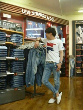 YU-KINさん（メンズ・170cm）の夏コーディネート