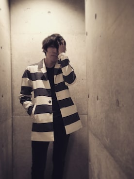 「アイテム（その他アウター）」を使った、たわ。さん（メンズ・168cm・20代）の春コーディネート
